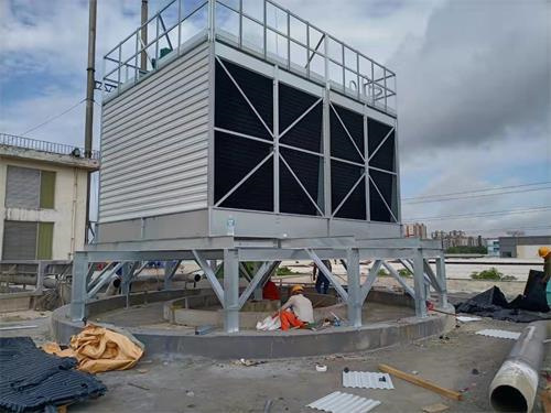 玻璃鋼冷卻塔工作原理說明,玻璃鋼冷卻塔工作過程