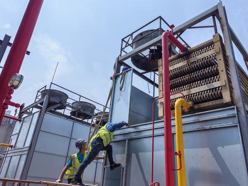 康明冷卻塔為什么要進行防腐(漢港康明冷卻塔)