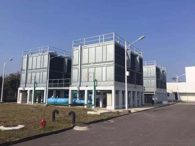 玻璃鋼冷卻塔飄水的原因及控制方案,方形逆流玻璃鋼冷卻塔