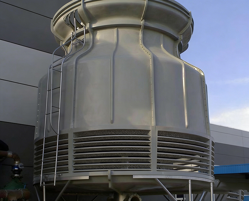 圓形冷卻塔,逆流冷卻塔,開式冷卻塔